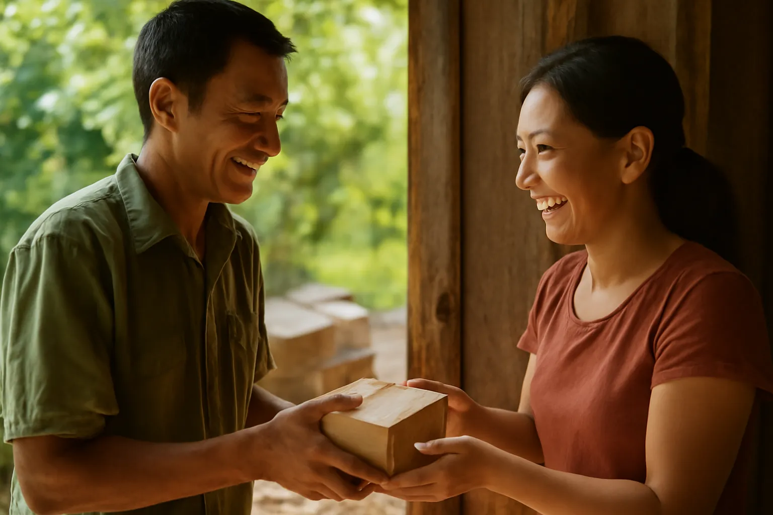 Người nhận quà chưa từng dùng mật ong dú: nói gì để họ không hiểu nhầm