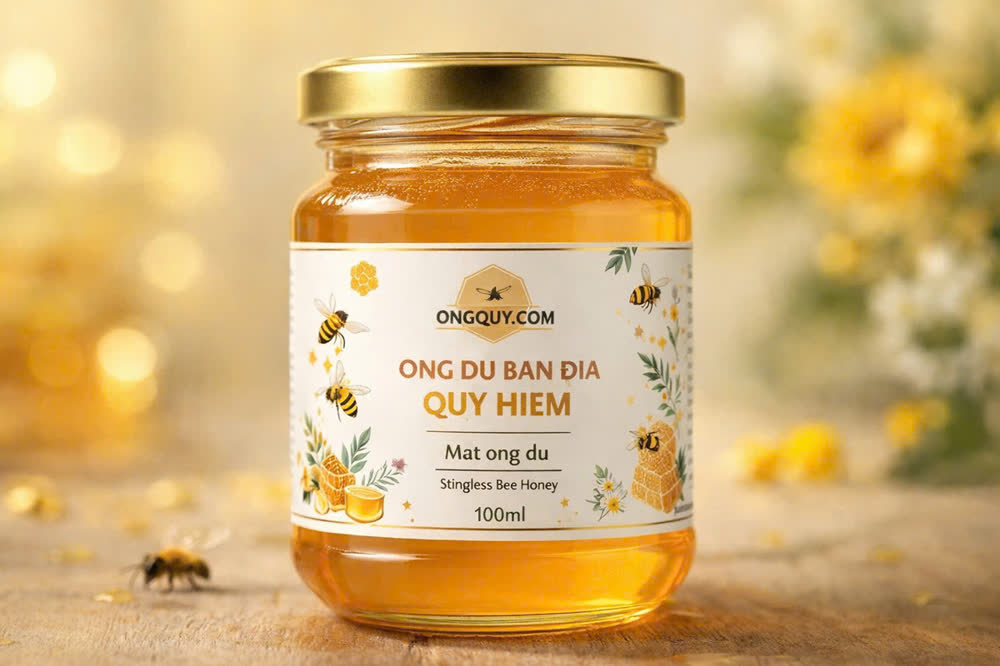Mật ong dú đóng hũ 100ml